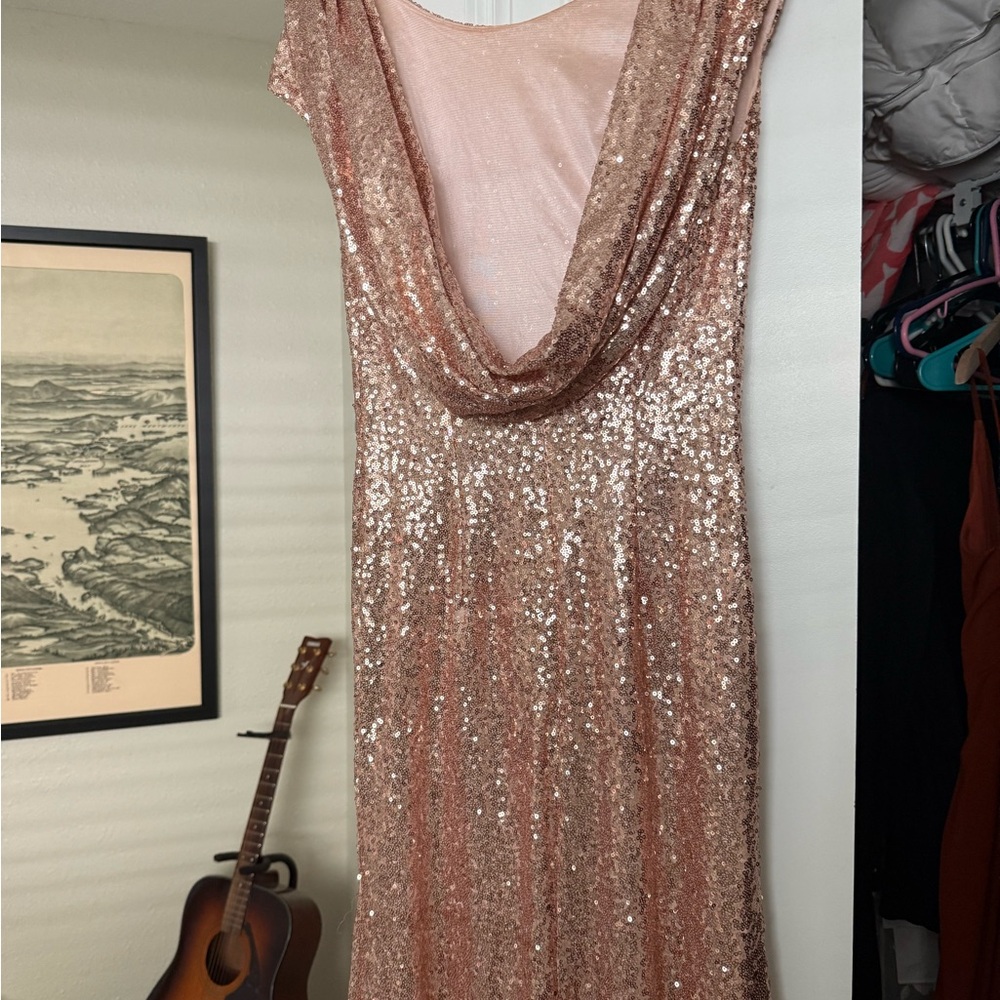 Elegant Sequin Evening Dress